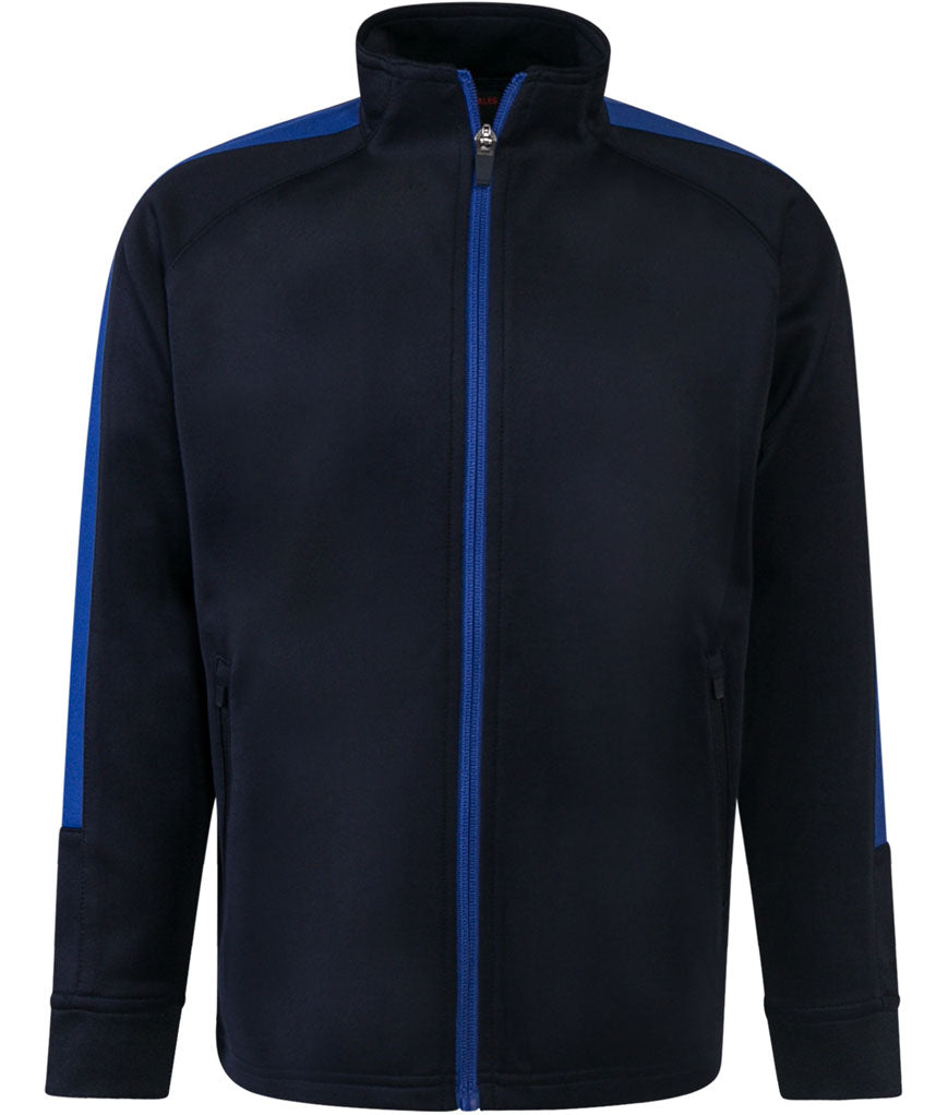 Finden and Hayles PE tracksuit top (navy/royal) MIL