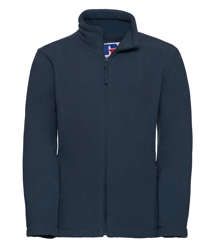 Russell Athletic Kids Outdoor Fleece Jacket (Navy) MIL