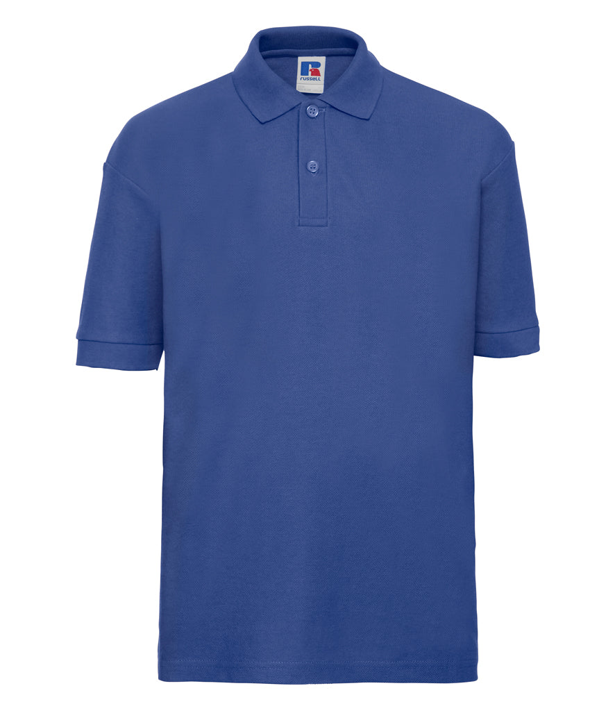 Russell Athletic Kids Poly/Cotton Piqué Polo Shirt (Royal Blue) LANG
