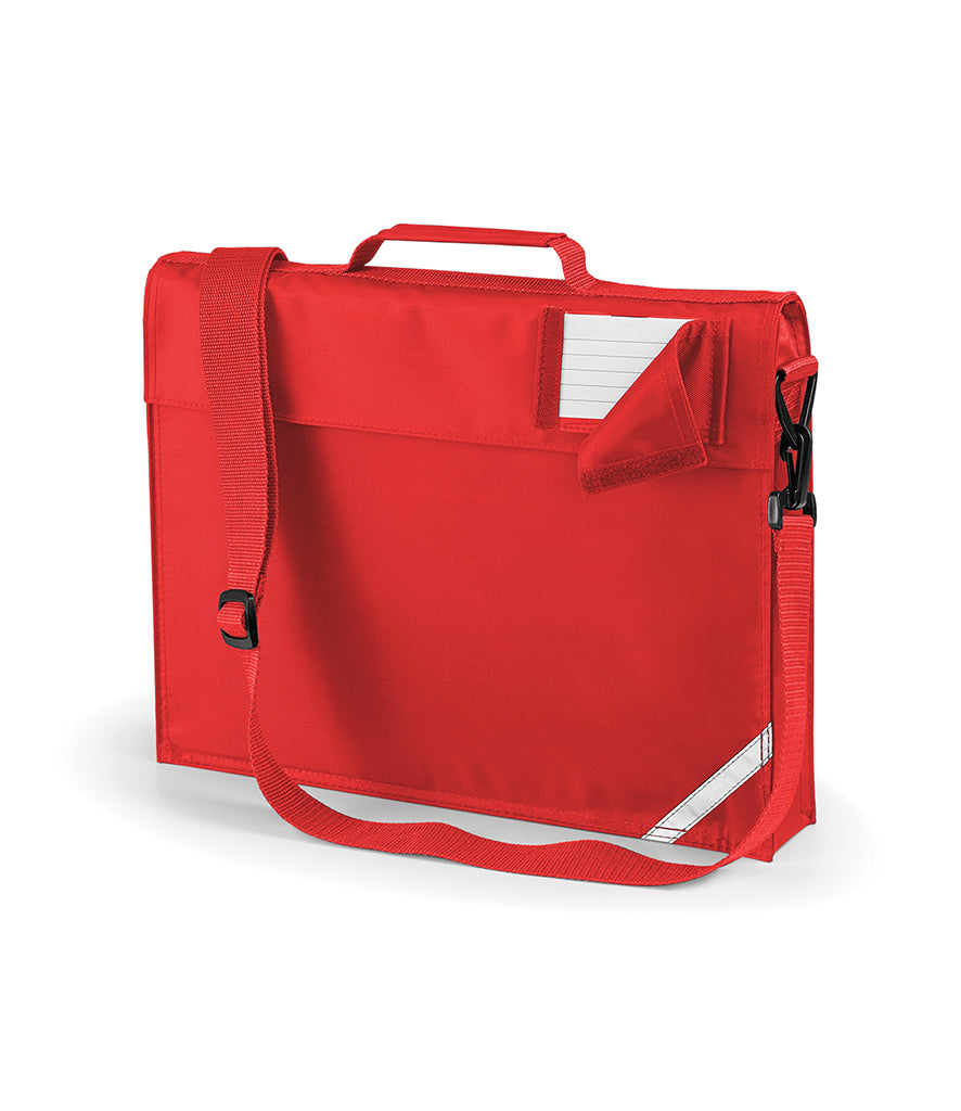 Quadra Junior Book Bag with Strap (Red) KO