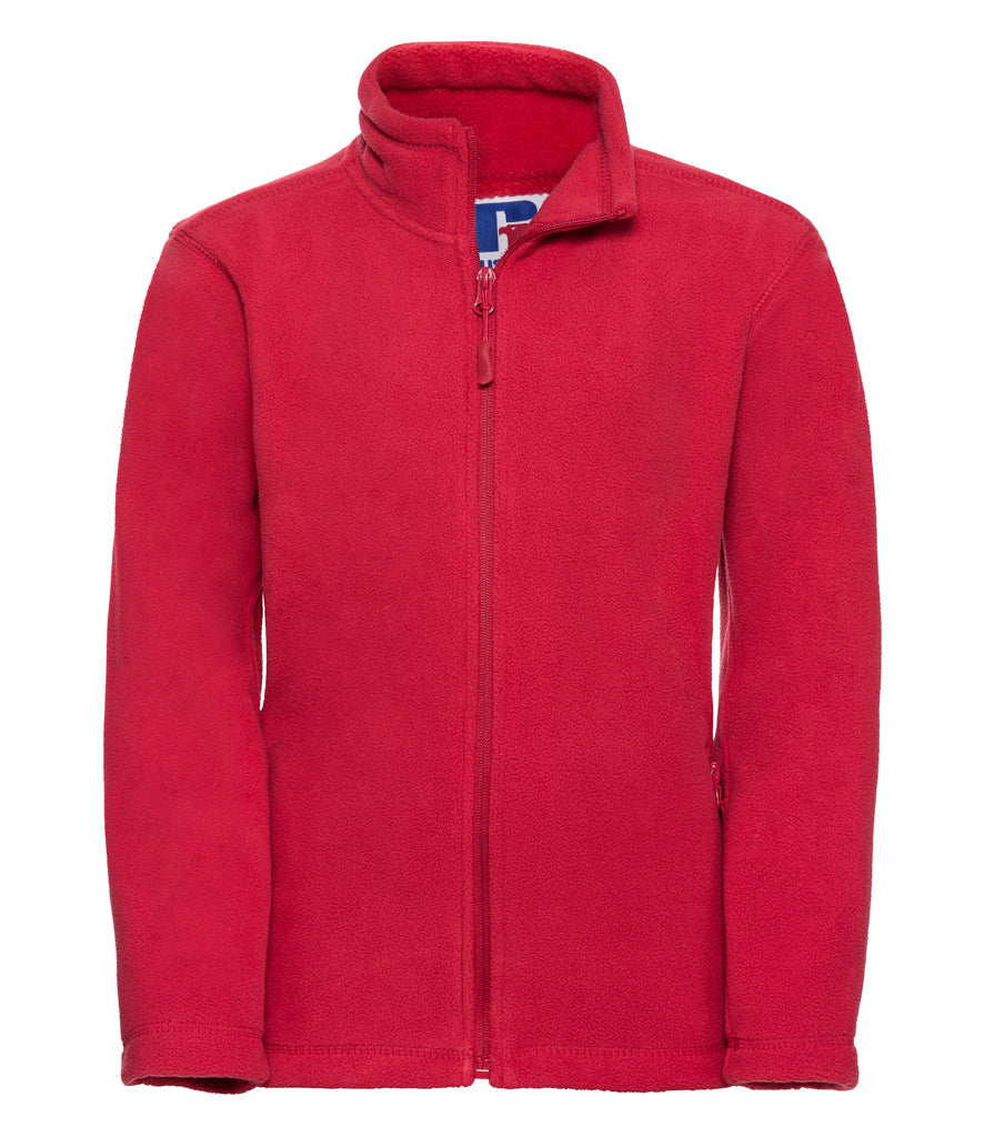 Russell Athletic Kids Outdoor Fleece Jacket (Red) KO