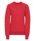 Russell Athletic Kids Raglan Sweatshirt (Red) KO