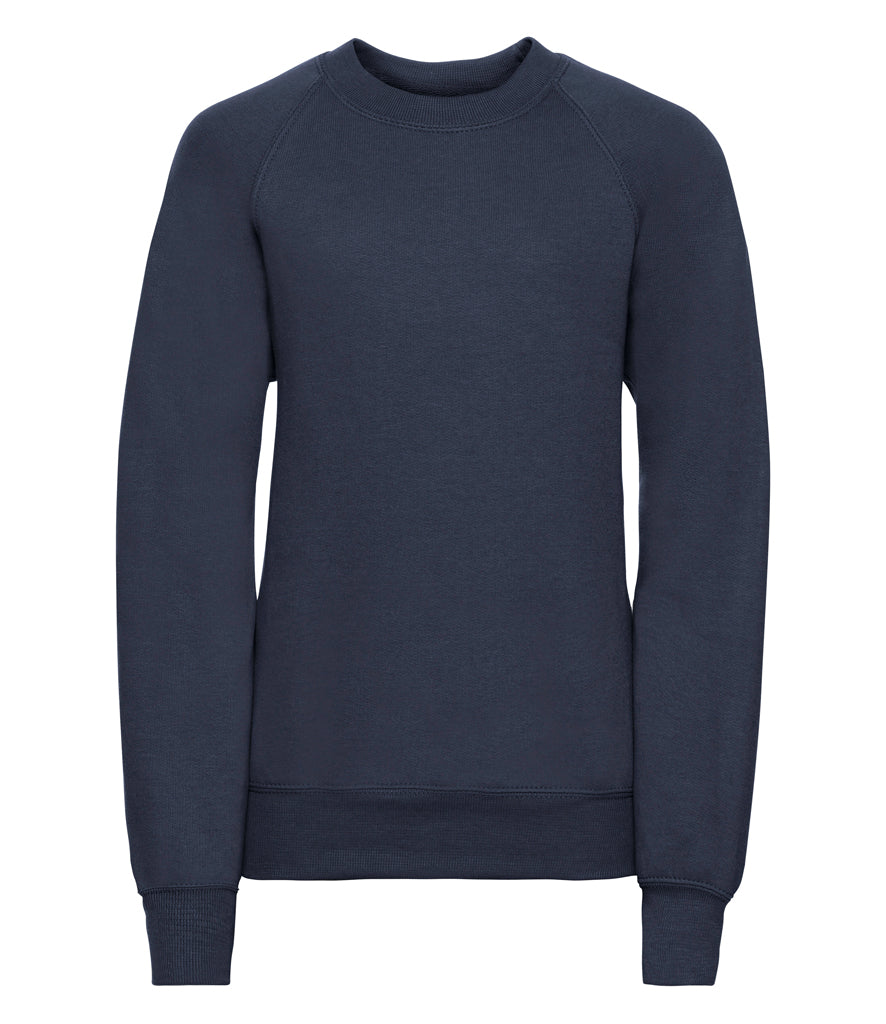 Russell Athletic Kids Raglan Sweatshirt (Navy) LAZ